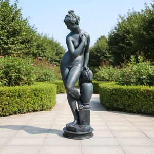 Statue d'art érotique exquise en bronze TREVI, sculpture de femme élégante, figurine humaine pour la décoration de villa et de jardin - Product Image 5