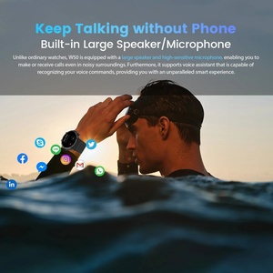 Blackview W50 Smartwatch ATS3085L 128Mb <b>FLASH</b> 56g 1.39inch O47.5*14.5mm 370mAh Power Wrist Heart Rate Monitor Pulse Blood Oxygen - Product Image 6