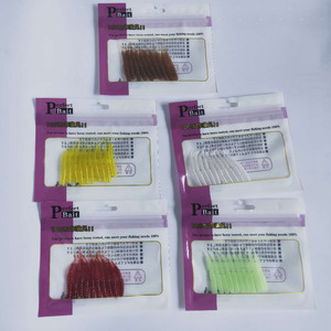 Señuelo de Pesca con Forma de Pupa, Cola en Espiral, Cebo Suave de 6cm y 1.4g, Señuelo de Silicona Biónico para Agua Dulce - Product Image 2