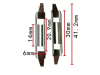 152415 Clips de fixation métalliques pour garniture de porte avant de voiture, serre-câbles de carrosserie pour BMW, attaches en plastique pour véhicules