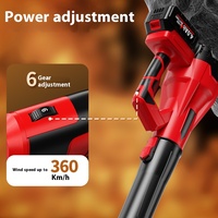 For21V Déesse électrique sans fil Sèche-cheveux à feuilles portables Souffleur d'air sans brosse pour cour/usage domestique de qualité industrielle