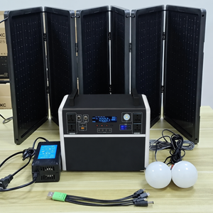 Station d'alimentation solaire portable 2000W 5000W avec contrôleur MPPT, lampe de poche, chargeur de voiture pour intérieur/extérieur LiFePO4 avec panneau solaire - Product Image 3