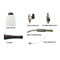 Pistolet de nettoyage Pro Tor-nador 1000ML avec ensemble de rotation métallique