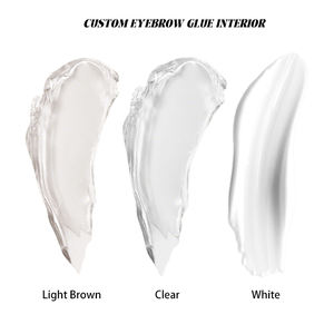 Gel Tubular impermeable de larga duración, Gel de cejas transparente de fibra vegana para esculpir cejas, marca privada, mejor Popular - Product Image 4