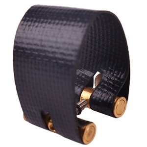 Fixateur de ligature de saxophone à vis réglable pour un son uniforme, remplacement de ligature de saxophone noir pour <span class=keywords><strong>voix</strong></span> <span class=keywords><strong>alto</strong></span> - Product Image 3