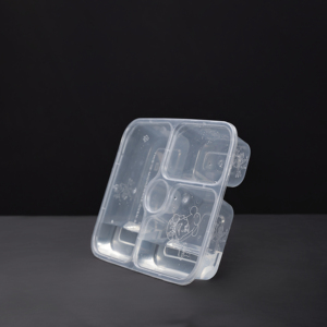 Articles ménagers en plastique pouvant être emportés et stockés comme des contenants jetables pour la préparation des aliments / boîtes alimentaires couvertes - Product Image 4