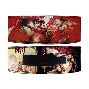 Ceinture de protection professionnelle en cuir de vachette de qualité supérieure, imprimée sur mesure, robuste, grande taille, respirante, avec boucle à levier réglable - Product Image 4