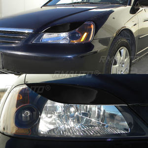 1 Par de Cubiertas Decorativas para Faros Delanteros Negros para Honda Civic 2001 2002 2003, Adhesivos para Automóviles, Cubiertas Decorativas para Faros Delanteros - Product Image 5