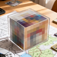 Étui de présentation de cartes booster en acrylique personnalisable de haute qualité, poli et épaissi, pour ETB