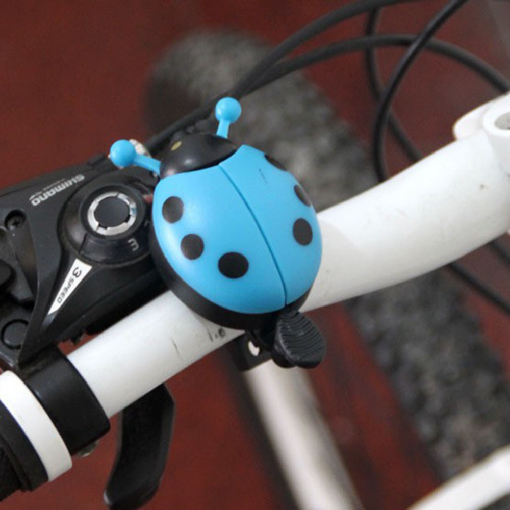 Lovely Mini Cartoon Ladybug Bike Bell For Cycling - Oem Available