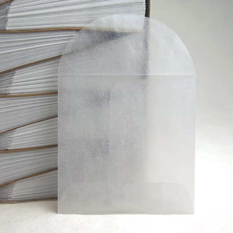 Custom 2.75 inch x 2.75 inch Square Glassine paper pergaminpapier bags uk envelopes and planting guide set