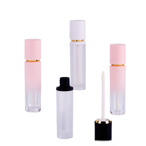 Tubes de rouge à lèvres/gloss à lèvres vides givrés de 8 ml, emballage cosmétique et boîte, étiquette personnalisée, logo, vente en gros, matériau AS/ABS - Product Image 4