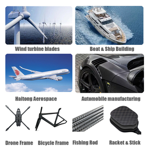600g 12K 24K Triaxial Carbon Fiber Fabric T400 T700 Carbon <strong>Fibre</strong> Roll - Product Image 4