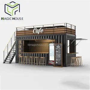 Magic House Container Restaurant 20ft 40ft Bar Container Coffeeshop Cafe
