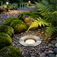 Luminaire encastré au sol en acier inoxydable pour jardin, patio, allée, éclairage paysager
