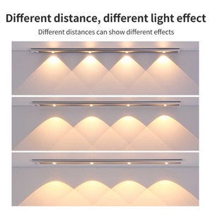 Lumière LED sous l'armoire à détecteur de mouvement magnétique sans fil USB à induction infrarouge pyroélectrique pour la maison et la cuisine - Product Image 3