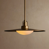 Luminaire suspendu en métal de style industriel nordique avec un éclairage intérieur blanc chaud et protecteur pour les yeux, couleur gris foncé/blanc