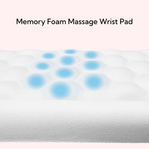 Customizable Colorful Printing Soft PU Leather Memory Foam Wrist Mouse and Keyboard Pad <b>Set</b> for Office Gaming <b>PC</b> Laptops - Product Image 5