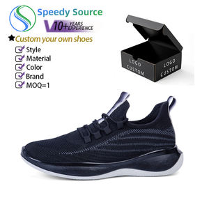 รองเท้าผ้าตาข่ายระบายอากาศสไตล์สปอร์ตใหม่สำหรับผู้ชาย พื้นรองเท้า EVA น้ำหนักเบา แบบผูกเชือก แฟชั่นทันสมัย สำหรับฤดูใบไม้ผลิ ฤดูร้อน ฤดูใบไม้ร่วง - Product Image 1