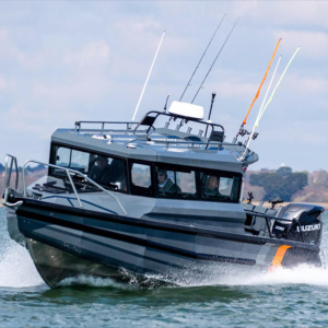 <span class=keywords><strong>Bateau</strong></span> de pêche en aluminium de 25 pieds pour la pêche sportive en Amérique du Nord, avec cabine fermée et certification CE - Product Image 1