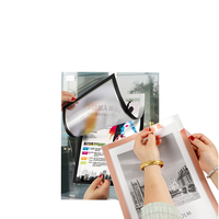 Porte-documents magnétique personnalisé en PVC, double face, amovible, pour le bureau