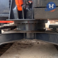 Excavatrice Hitachi ZX70 d'occasion, d'origine japonaise, système hydraulique bien entretenu, bon état, 7 tonnes, à vendre