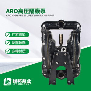 Pompe à diaphragme pneumatique haute performance ARO Ingersoll Rand en alliage d'aluminium, acier inoxydable et plastique résistant à la corrosion pour les acides - Product Image 2