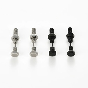 1 Paire de Boucles <span class=keywords><strong>d</strong></span>'Oreilles Clous Hexagonaux pour Hommes et Femmes, en Acier Inoxydable, Style Punk, Nouveauté Vis, Bijoux de Fête Rock Gothique - Product Image 5