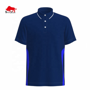 定制刺绣印刷公司制服企业工作标志品牌设计男士高尔夫球衣 - Product Image 5