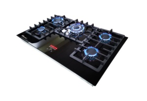 Table de cuisson à gaz de cuisine de qualité supérieure, nouvelle conception, commande tactile, 5 brûleurs - Product Image 3