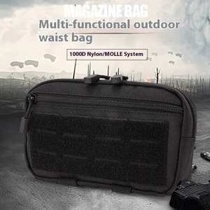 New Outdoor Sports Tactical Waist <b>Bag</b> Functional Accessory Laser Nylon Zipper Molle Compatible Outdoor Activities - Product Image 6