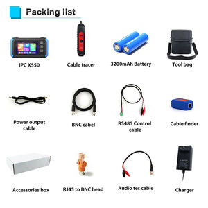 PEGATAH IPCX-550ACTHN 5.5 Polegada Touch Screen CCTV Tester Monitor Satellite Finder 6K IP e Câmera Analógica CVI/TVI/AHD Testes - Product Image 4