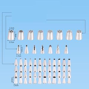 134 pièces ensemble Kit de décoration de gâteau avec support à gâteau rotatif plateau tournant support à gâteau <span class=keywords><strong>buse</strong></span> de tuyauterie accessoires de cuisson fournitures de cuisson - Product Image 4