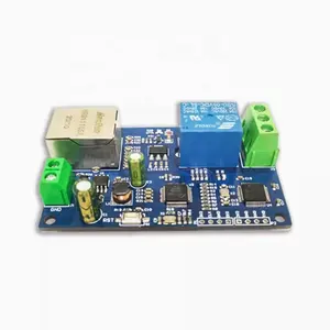 Taidacent Modbus 12V Relay Board 1CH Modbus TCP IP Relay Module 1 Way Ethernet Lan Control Relay Module