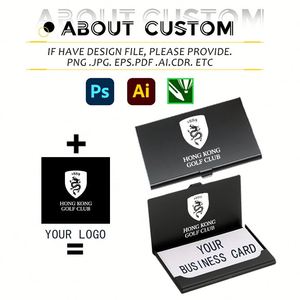 New Business Card Holder Custom logo Metal Aluminum Alloy Business Card Box Laser Engraving Promotional Business <b>Gift</b> - Product Image 3