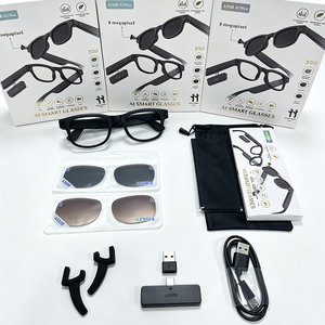 แว่นตาอัจฉริยะ AIMB-G1 Max AI พร้อมกล้องบันทึกวิดีโอ 1080P ระบบแปลภาษา ช่องเสียบ Type-C ชุดอุปกรณ์ครบชุด - Product Image 6