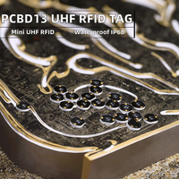 Mini-étiquette RFID UHF, étiquette moulée, indice de protection IP68, pour système de contrôle des stocks