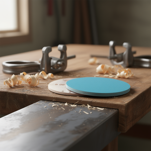 Discos de Lijado Resistentes con Velcro P80 Azules de 150 mm para Acabado de Madera y Metal - Product Image 3