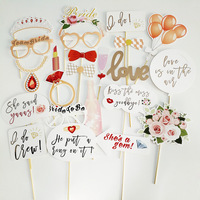 Lustige Papier Bart rote Lippen Hand Requisiten für Hochzeit Pick-Up Spiel Party Dekorationen Abschluss Weihnachten Halloween Geburtstag