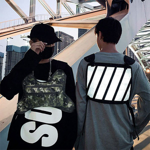 Kleurrijke Tactische Borsttas Mode <span class=keywords><strong>Bullet</strong></span> Hip Hop Heuptas Trainingsvest Buiktas Outdoor Heren Running Borst Rig Tas - Product Image 2