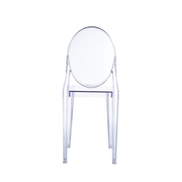 CY210619-2 clair cristal salle à manger chaise usine vente acrylique clair PC fantôme acrylique chaises pour mariage événements décor