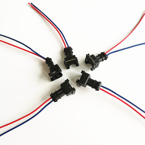 맞춤형 18awg 10cm 2 핀 남성 자동 커넥터 와이어 하네스 와이어 하네스 제조업체 - Product Image 3