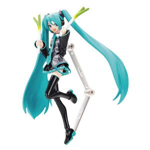 Figurine d'action Miku Classic Outfit Anime <span class=keywords><strong>Figma</strong></span> 014 avec articulations mobiles et support transparent pour collection de fans de Vocaloid - Product Image 3