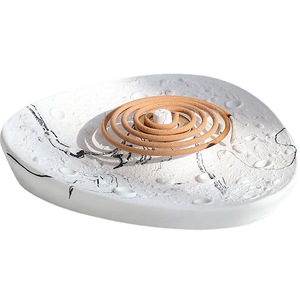 Support de bobine de <span class=keywords><strong>moustique</strong></span> d'astronaute décor à la maison porte-encens en bois de santal plateau de capture de cendres matériel de pierre porte-vaisselle Art déco Durable - Product Image 5
