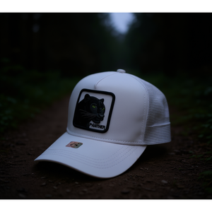 Gorra Trucker con Bordado de Pantera, Tela de Malla, 6 Paneles, Unisex, Casual, Primavera Verano, Transpirable, Impermeable, Ajuste para Adultos - Product Image 2