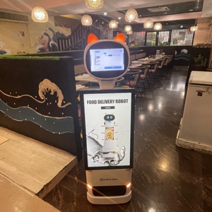 2025 Giao hàng nhà hàng robot hỗ trợ API Giao hàng robot với menu Robot gato mesero - Product Image 2
