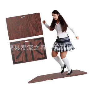 Alfombrilla de madera para práctica de danza, antideslizante, multifuncional, portátil, para patadas, alfombrilla de madera para práctica de danza de mano. - Product Image 3