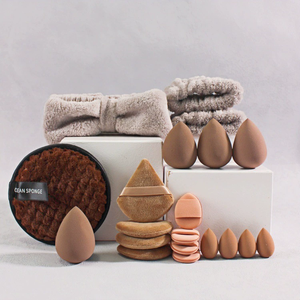Set de esponjas de maquillaje de color liso, set de esponjas de maquillaje en forma de huevo, set de esponjas de maquillaje en forma de botella de vidrio, set de esponjas de maquillaje en forma de gota de agua, set de esponjas de maquillaje en forma de calabaza, set de esponjas de maquillaje biseladas, esponja de maquillaje en forma de huevo, esponja de maquillaje - Product Image 4