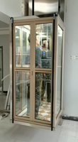 Ascenseur hydraulique électrique personnalisé pour villa commerciale, ascenseur résidentiel en acier inoxydable pour maison avec certification CE