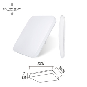 Applique LED extraplanos 18W 6500K, dimensioni 33x33x7,1 cm, ideale per l'illuminazione di spazi interni e commerciali. - Product Image 1